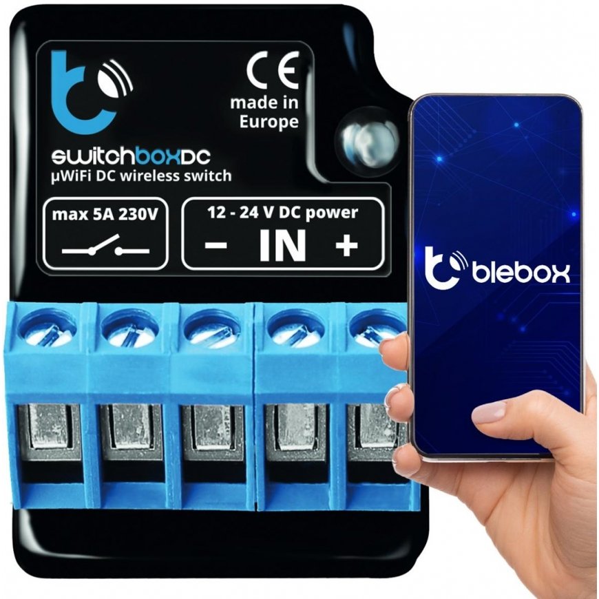 No name Blebox switchboxdc releja modulis