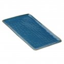 Concerto Blu Avio Rectangular Tray - Navy Blue, 36 x 26.5 cm