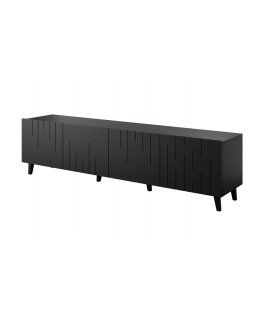 RTV skapis BARI 200x42x52 matēts melns