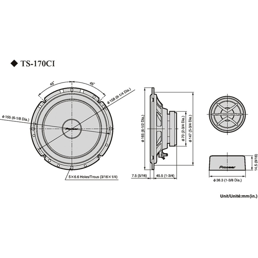 Pioneer TS-170CI