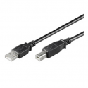Logilink USB 2.0 connection cable USB A male, USB B male, 3 m