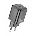AWEI ład. siec. PD55-EU 65W USB + USB-C czarna|black GaN AWEI ład. siec. PD55-EU 65W USB + USB-C czarna|black GaN