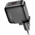 AWEI ład. siec. PD55-EU 65W USB + USB-C czarna|black GaN AWEI ład. siec. PD55-EU 65W USB + USB-C czarna|black GaN