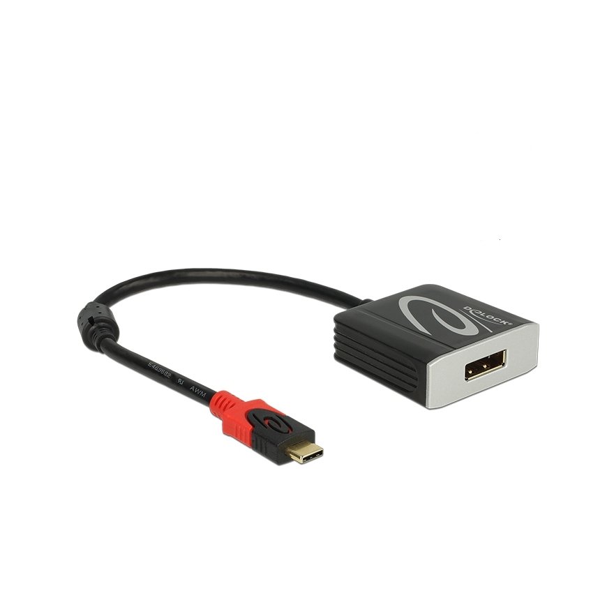 DeLOCK 63312 USB grafiikka-adapteri 4096 x 2160 pikseliä musta