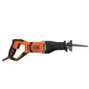 Black & Decker BES301-QS Slankiojamojo judesio pjūklas 2800 spm 750 W Juoda, Oranžinė Black & Decker BES301-QS Slankiojamojo judesio pjūklas 2800 spm 750 W Juoda, Oranžinė