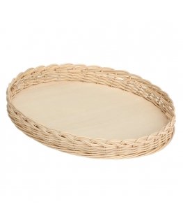 Midollino Wicker Tart Basket - Brown, 32 cm