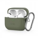 TECH-PROTECT SILICONE HOOK APPLE AIRPODS PRO 1 | 2 OLIVE GREEN