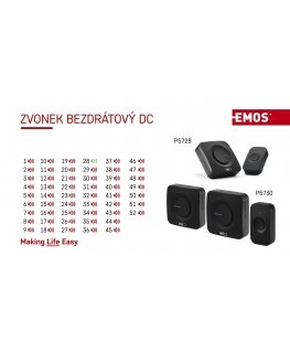 EMOS P5728 Wireless Doorbell