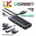 Ugreen CM653 HUB with 4 USB-A ports and USB-A power cable - blac Ugreen CM653 HUB with 4 USB-A ports and USB-A power cable - blac