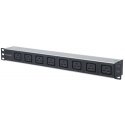 Intellinet 163613 tehonjakeluyksikkö 8 AC-pistorasia(a) 1U musta, Hopea Intellinet 163613 tehonjakeluyksikkö 8 AC-pistorasia(a) 1U musta, Hopea