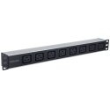 Intellinet 163613 energosadales vienība, PDU 8 Maiņstrāvas izvade (-s) 1U Melns, Sudrabs Intellinet 163613 energosadales vienība, PDU 8 Maiņstrāvas izvade (-s) 1U Melns, Sudrabs