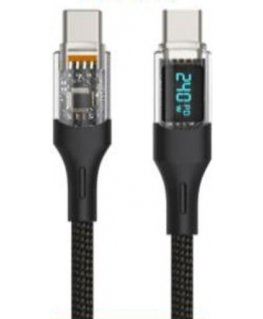 Fuj:tech USB-C - USB-C -kaapeli LED-näytöllä, 2 m