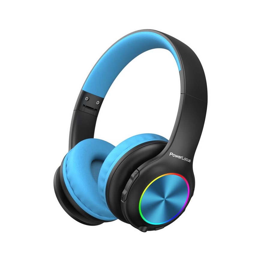 Wireless Headphones for kids PowerLocus PLED (black&blue)