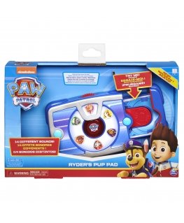 PAW Patrol , Ryder’s Interactive Pup Pad with 14 Sounds, for Kids Aged 3 and up