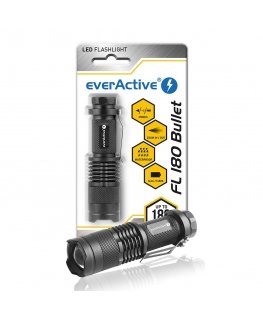 Everactive FL180 taskulamp Must Käsitaskulamp LED