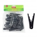 Plastic laundry hooks 20pcs black Plastic laundry hooks 20pcs black