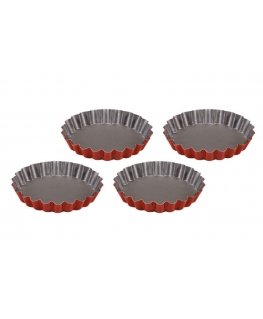 Tartlet mould set 4 pcs. Rossana Ø12x1,9cm