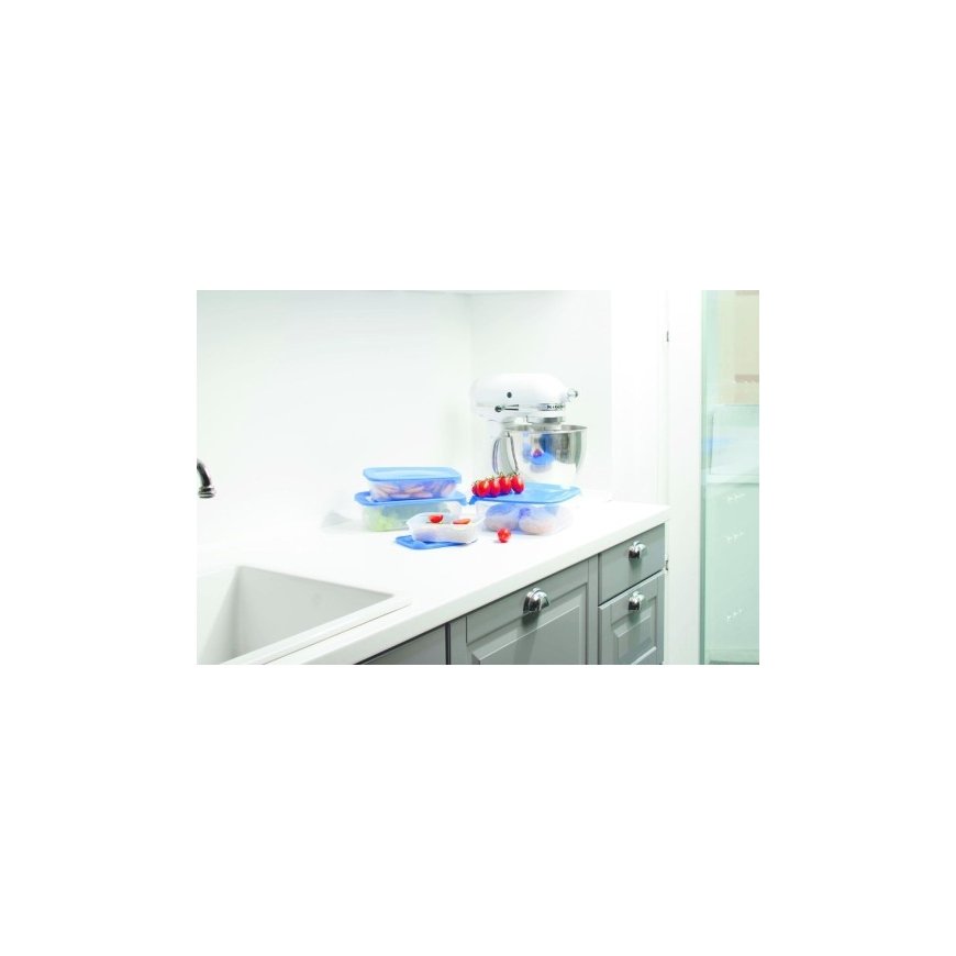 Food container rectangle 0,5L Fresh&Go yellow