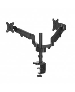 Hama 00118498 monitor mount / stand 81.3 cm (32") Black Desk