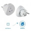 Electraline 70060 Travel Adaptor Australia-China To Europe Electraline 70060 Travel Adaptor Australia-China To Europe