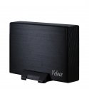 Inter-Tech Veloce GD-35612 Melns 3.5" USB barošana