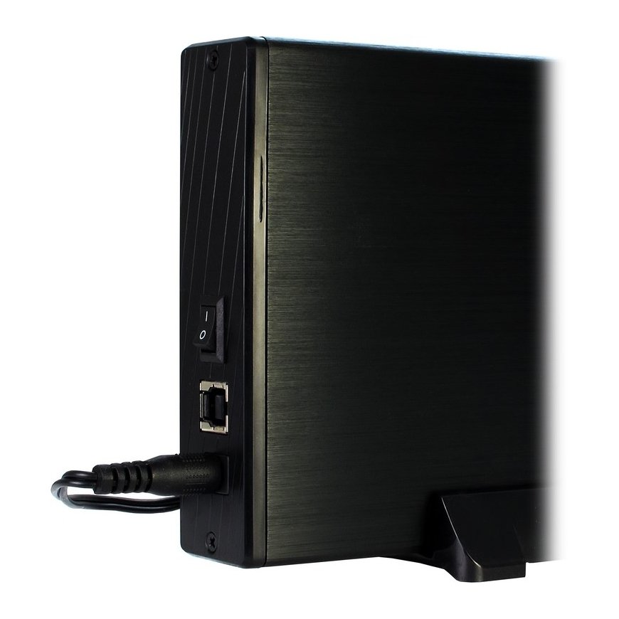 Inter-Tech Veloce GD-35612 musta 3.5" USB-virta – 5