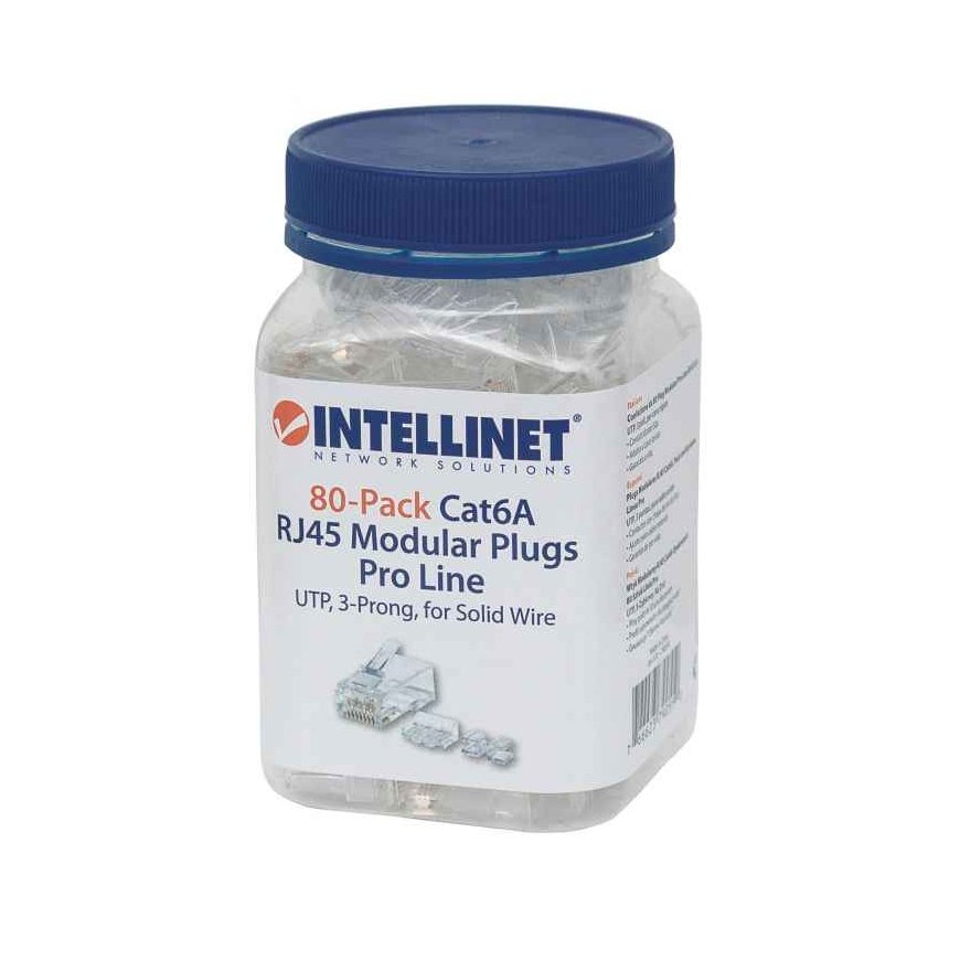 Intellinet 790550 laido jungtis RJ45 Permatomas – 2