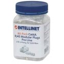 Intellinet 790550 vadu savienotājs RJ45 Caurspīdīgs