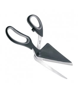 GEFU PEZZO kitchen scissors 272 mm Black, Grey Pizza