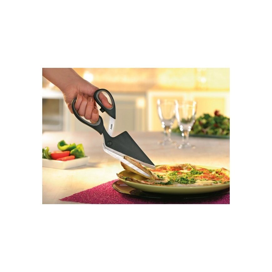 GEFU PEZZO köögikäärid 272 mm Must, Hall Pitsa – 3