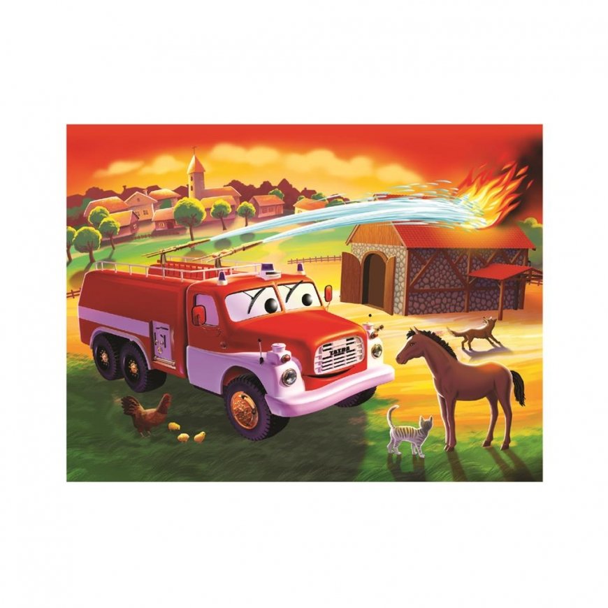 Dino block puzzle made of wood 12 pcs Tatra cars – 4