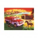 Dino block puzzle made of wood 12 pcs Tatra cars