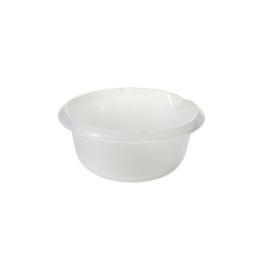Round bowl 2,5L Björk Ø24x10cm transparent – 2