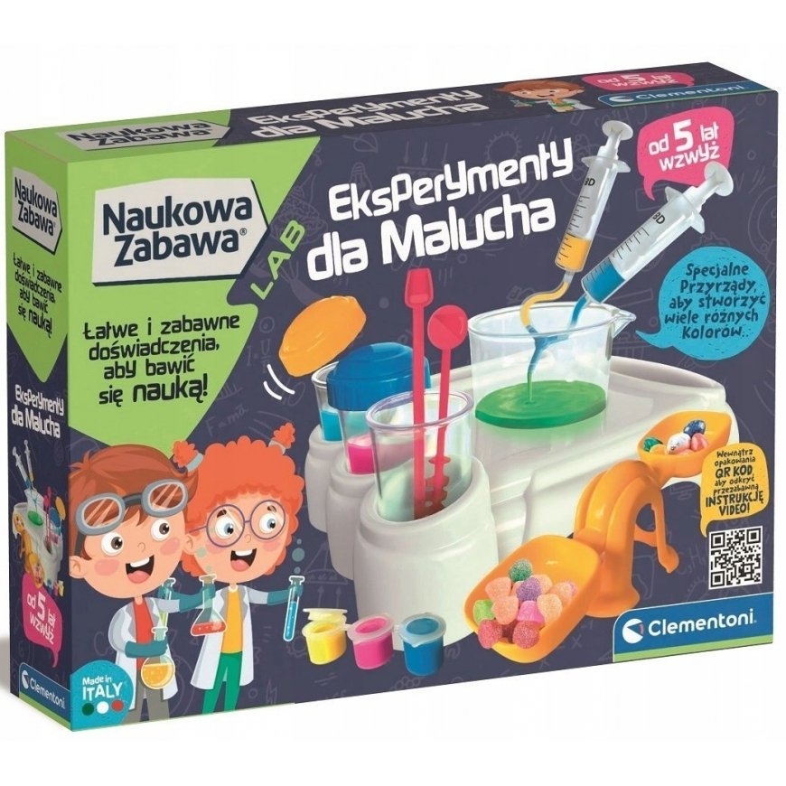 Clementoni Zestaw naukowy Eksperymenty dla malucha