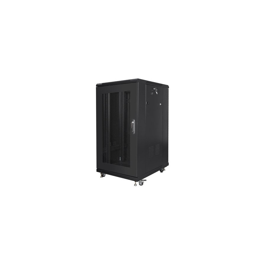 Fiber Optic Distribution Box 12XSC duplex/12XLC QUAD rack 19 1U black + accessories – 2
