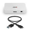 Lindy 43143 хаб-разветвитель USB 3.2 Gen 1 (3.1 Gen 1) Type-A 5000 Мбит/с Белый