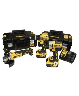 DEWALT KOMBO KOMPLEKTS 18V DCK384P2T (DCD796+DCF887+DCG405) 2x5.0Ah