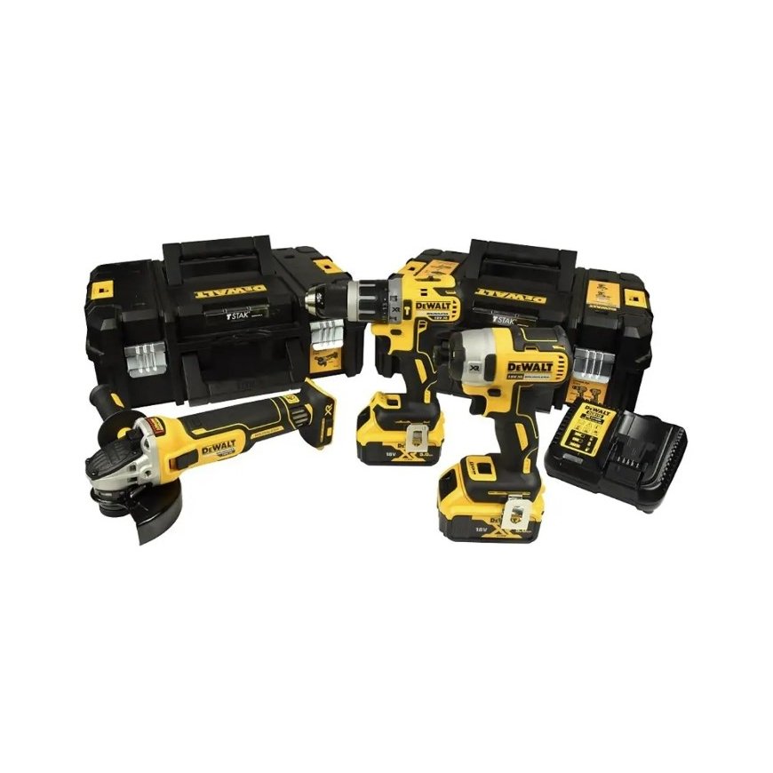 DEWALT KOMBO KOMPLEKTS 18V DCK384P2T (DCD796+DCF887+DCG405)
