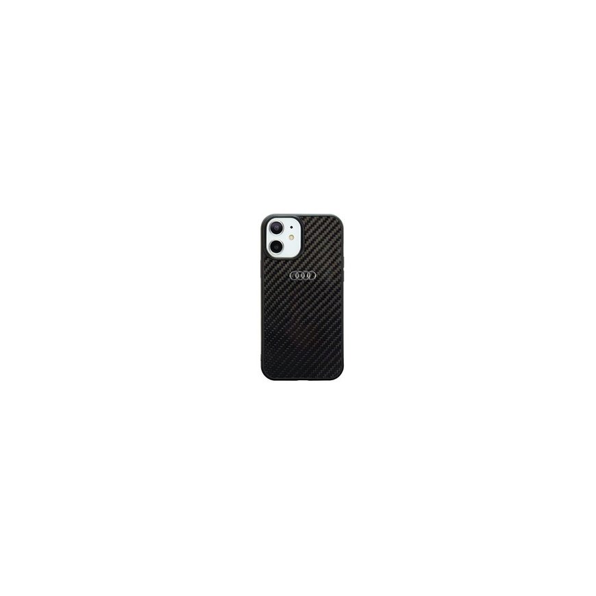 Audi Carbon Fiber Stripe iPhone 11 | Xr 6.1" czarny|black hardca