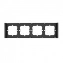 Frame for switch M5 80 quadruple 4-fold SONOFF M5-4C-80-F (graphite/black) Frame for switch M5 80 quadruple 4-fold SONOFF M5-4C-80-F (graphite/black)