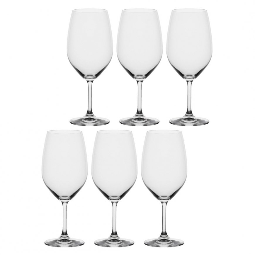 Set of 6 Bordeaux Novello wine glasses - Transparent, 620 ml