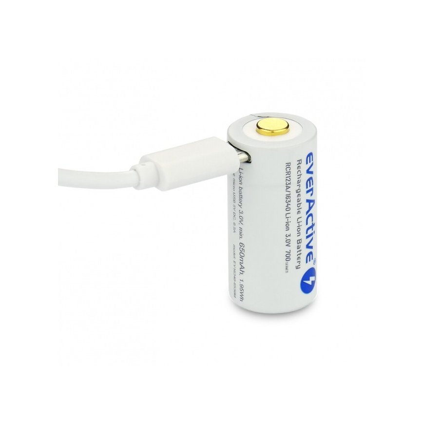 Rechargeble battery 16340 3V Li-ion 700 mAh micro USB – 2
