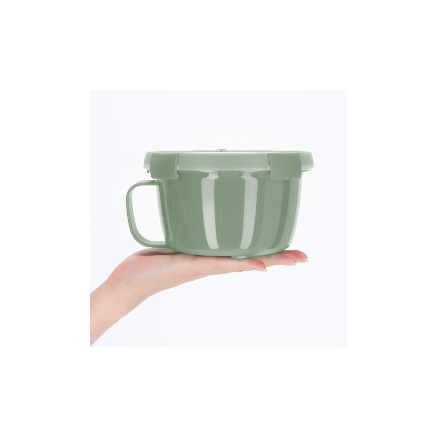 Noodles food bowl round 0,9L Smart To Go Ø16x10cm soft green