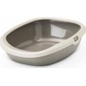 Cat toilet corner Sprint Corner 56x40x14cm white|grey Cat toilet corner Sprint Corner 56x40x14cm white|grey