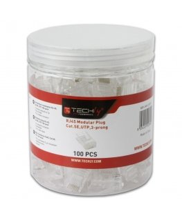 Techly IWP-JAR-C5RTY wire connector RJ45 Transparent