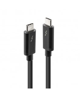 Lindy 41557 „Thunderbolt“ kabelis 2 m 20 Gbit/s Juoda