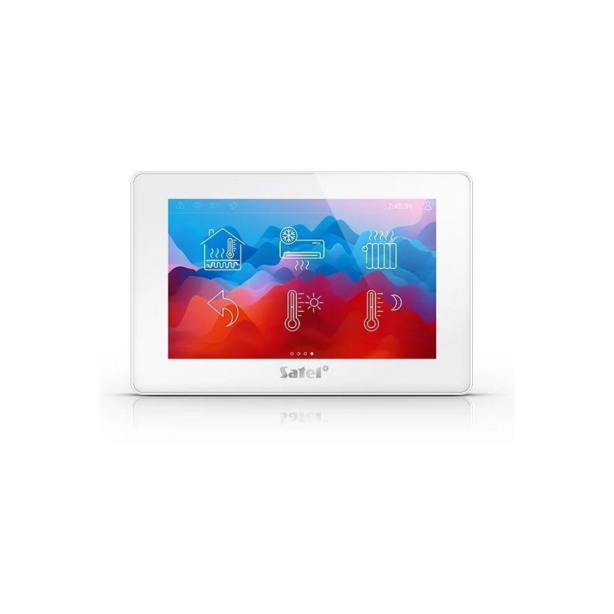 SATEL 7" skārienekrāna tastatūra INT-TSH2R-W balta – 2