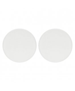 Set of 2 Essenziale Gourmet dinner plates - White, 32 cm