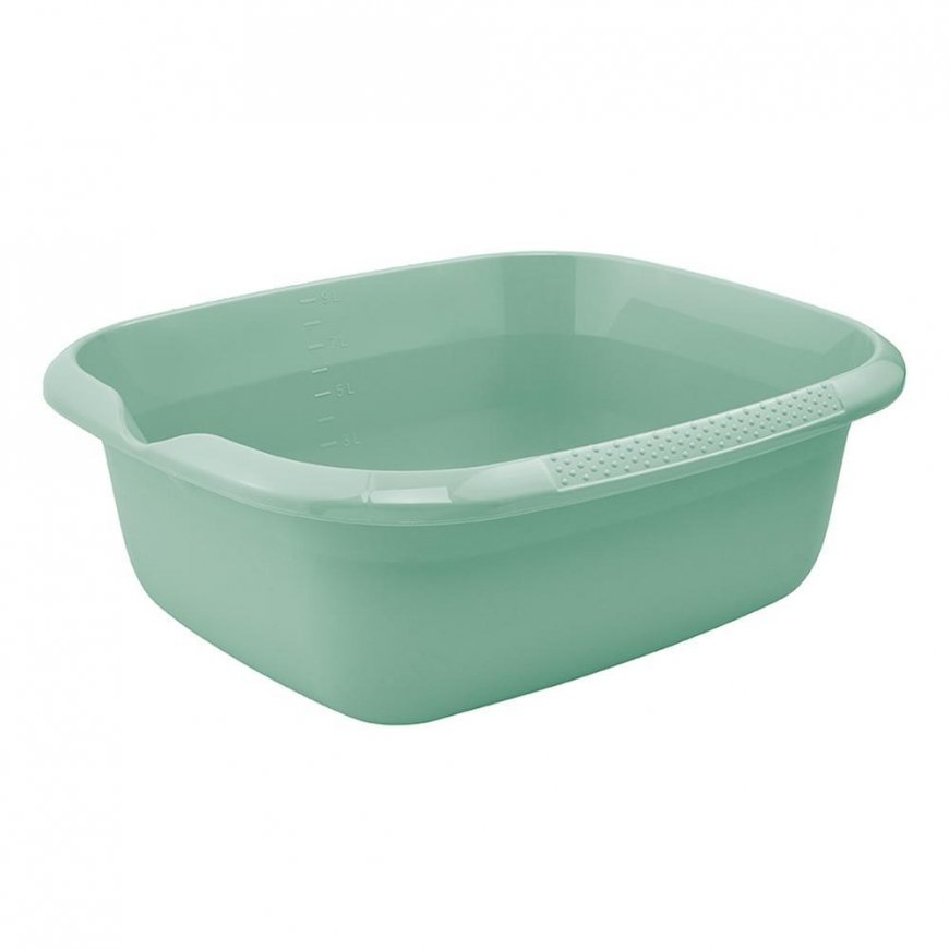 Rectangular bowl 9L Björk 38x32x14cm green – 2