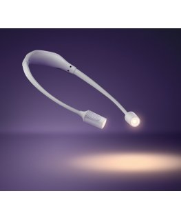 Fuj:tech luku- ja käsityövalo, USB-ladattava, valkoinen